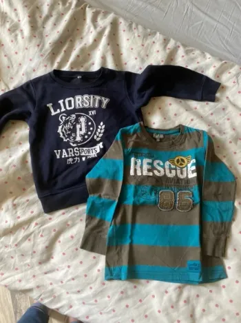 pull et tee shirt garcon 5 ans
