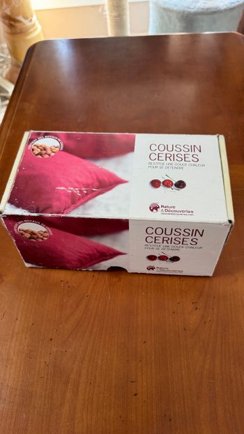 Coussin cerises Nature et découverte