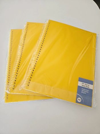 Cahiers à spirales neuf avec étiquette 🏷