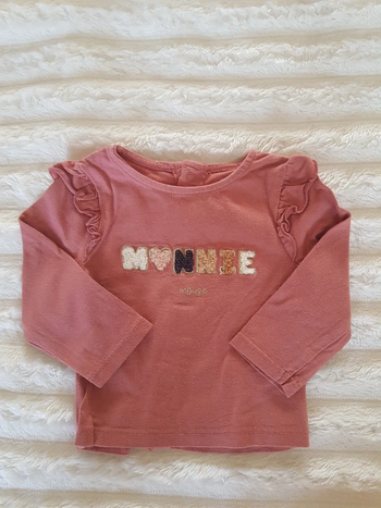 Tee-shirt manches longues fille 3 mois Disney