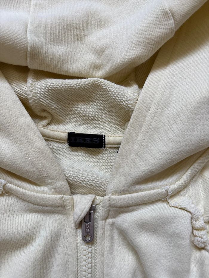 Gilet zippe ikks 8 ans jaune pale - photo numéro 3