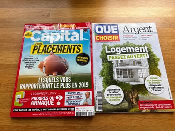 Lot 2 magasines Capital