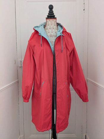 Coupe vent long réversible