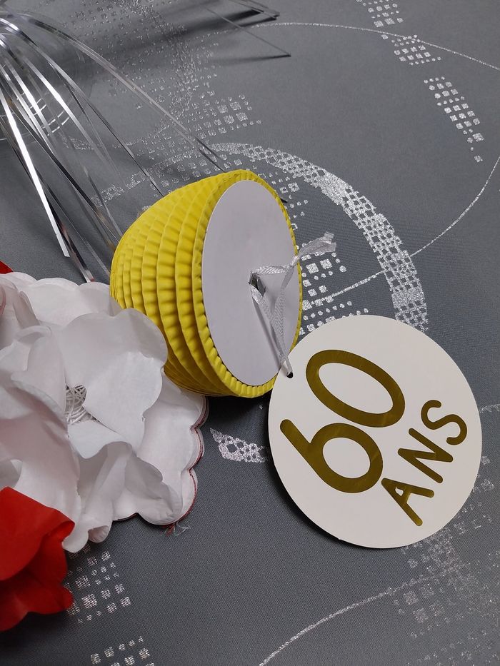Décorations  pour 60 Ans - photo numéro 3