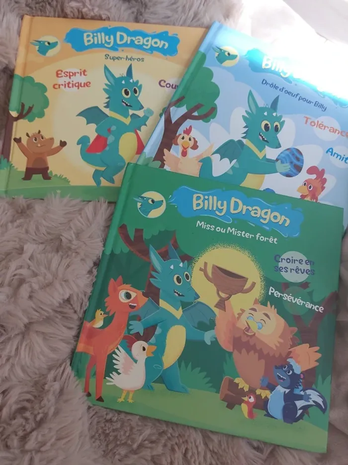 Lot livres Billy dragon