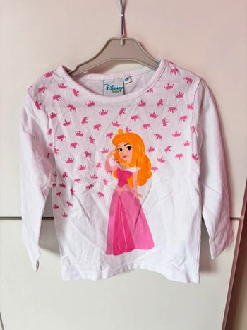 Tee shirt manche longue Disney 12 mois