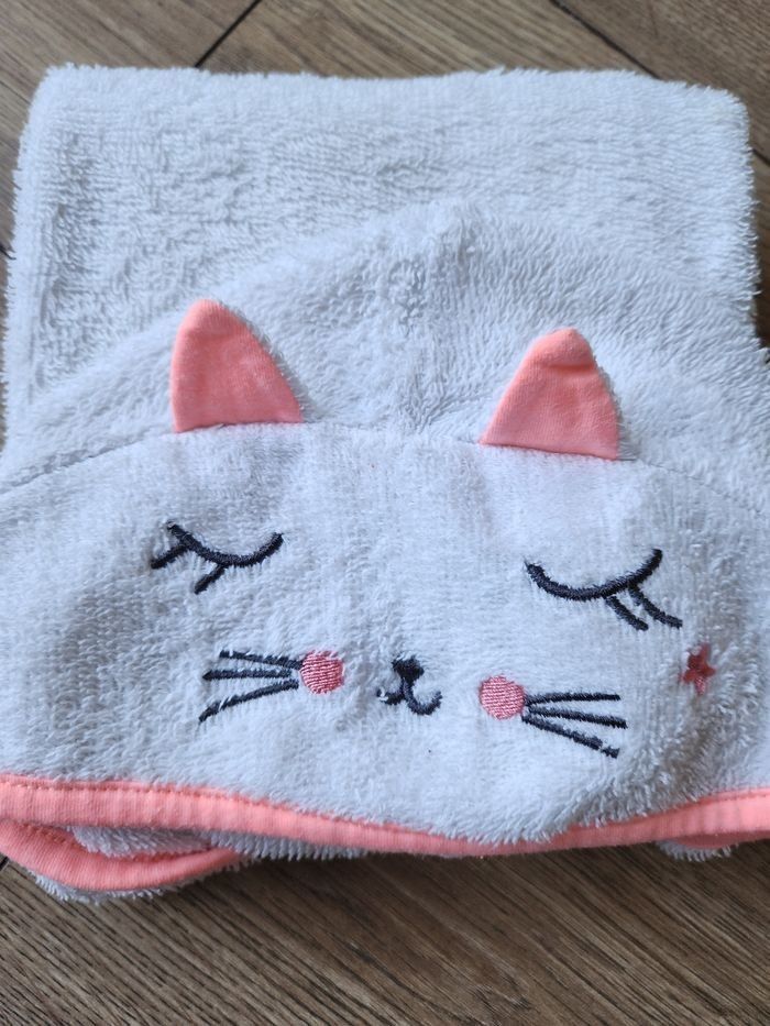 Cape de bain chat - photo numéro 2