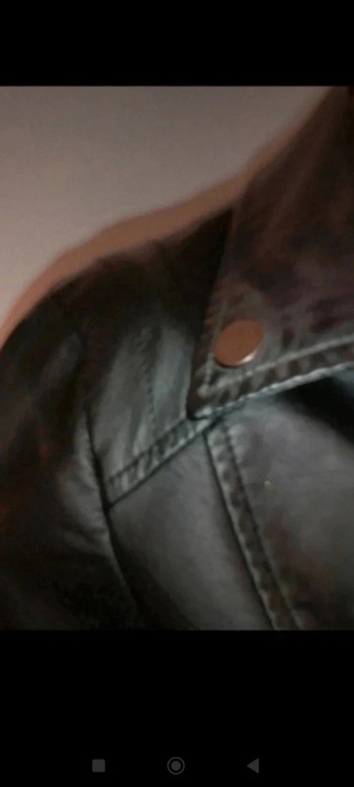 Superbe veste simili cuir S - photo numéro 3