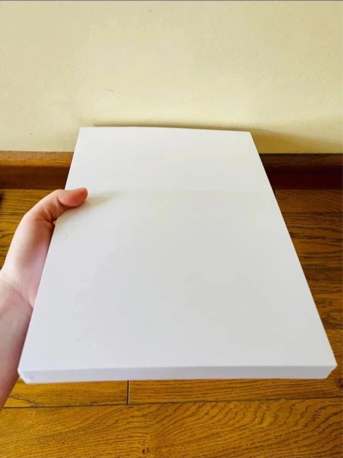 Énorme étui de 100 FICHES - bristol 210X297MM - blanc neuf - photo numéro 5