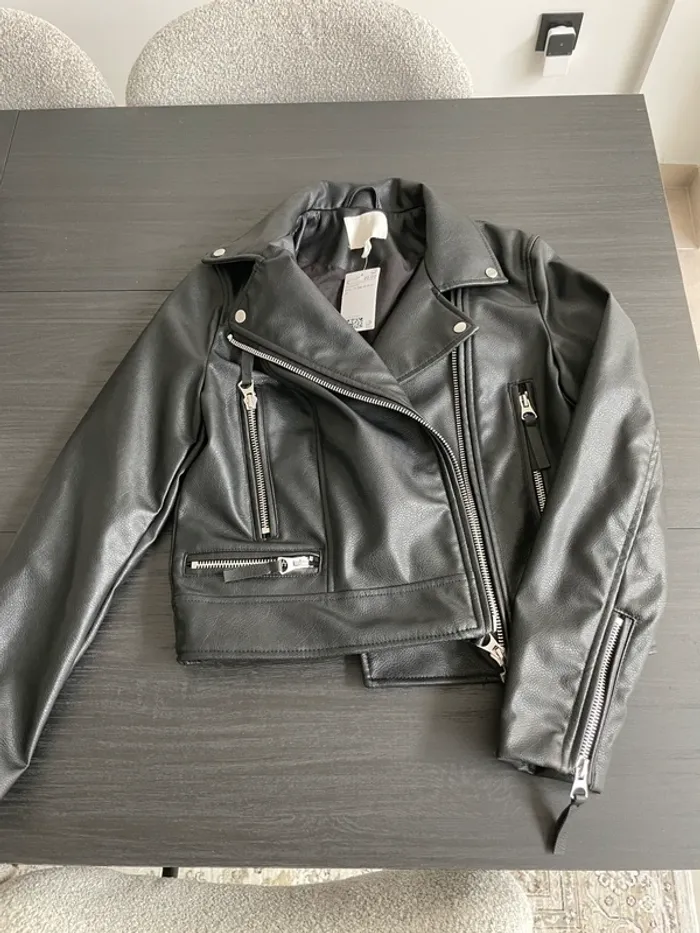 Veste en similicuir