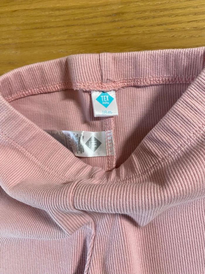 Tex Baby Legging côtelé rose Taille 18 mois - photo numéro 5