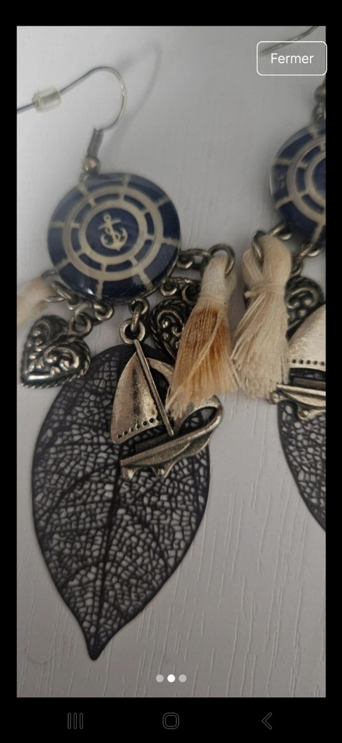 Paire de boucles d'oreille - photo numéro 2