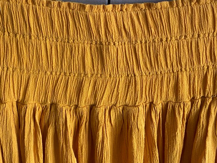 Jupe longue moutarde taille XXS - photo numéro 2