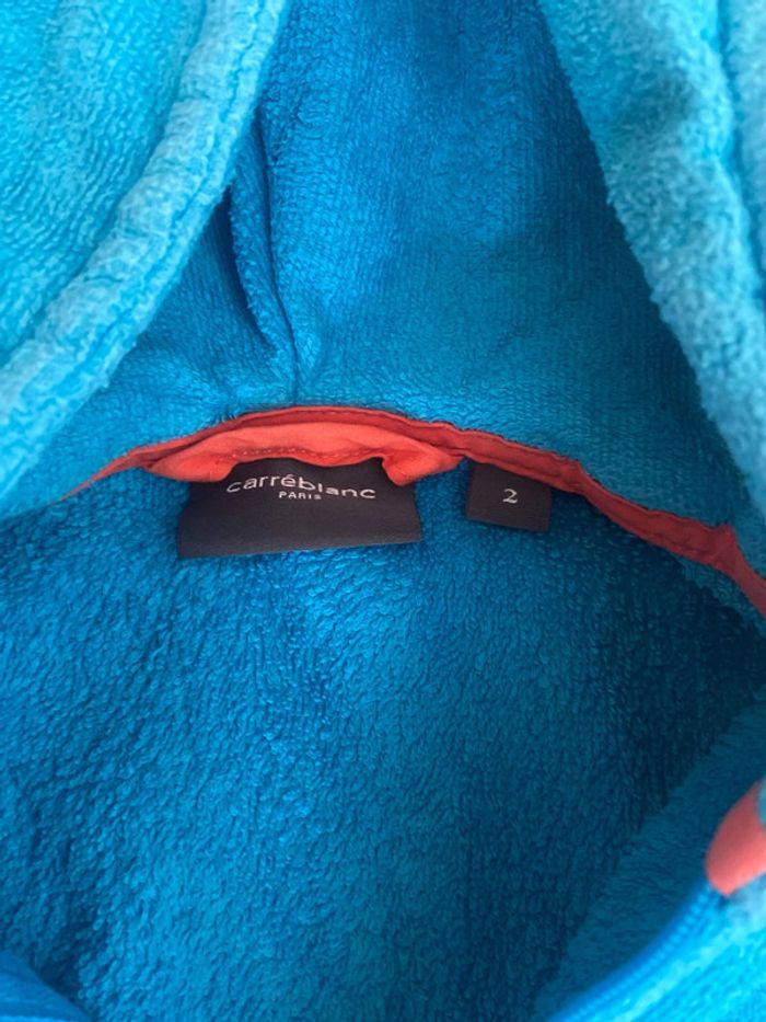 Peignoir carre blanc 2 ans - photo numéro 2