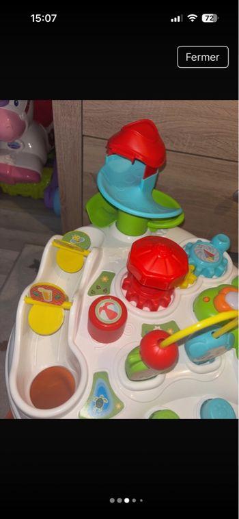 Table d’activité bébé