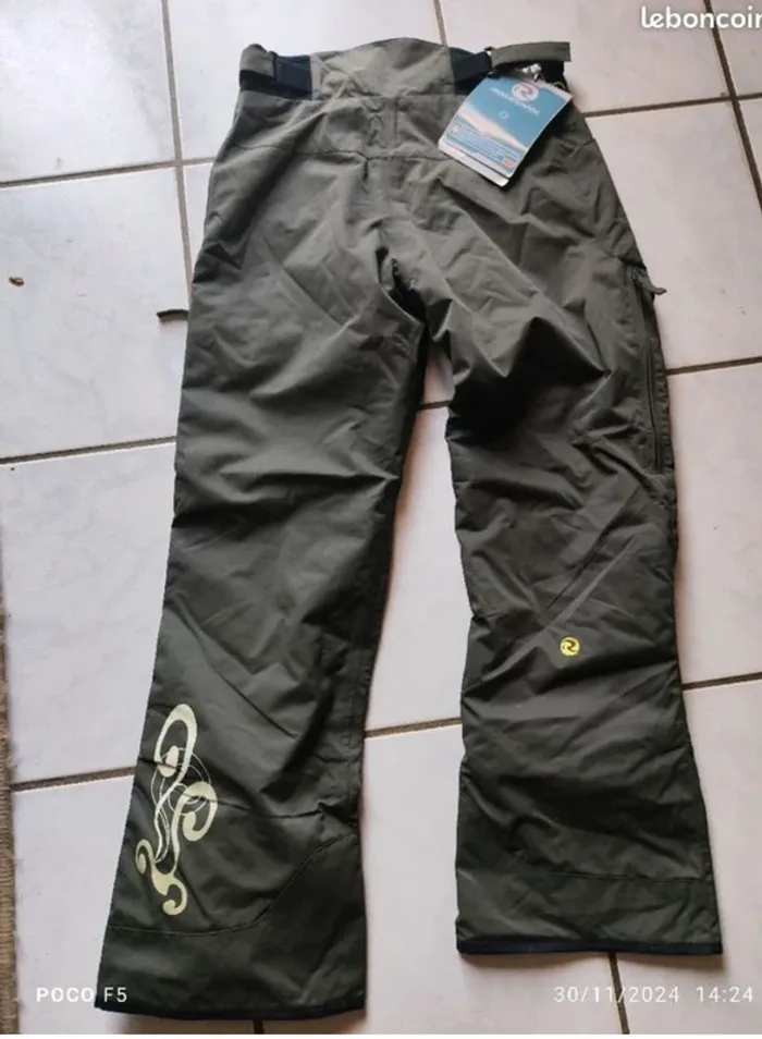 Pantalon de ski rossignol taille M kaki neuf - photo numéro 2