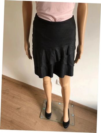 Jupe noire en suédine Cotton Brothers taille XS jamais portée