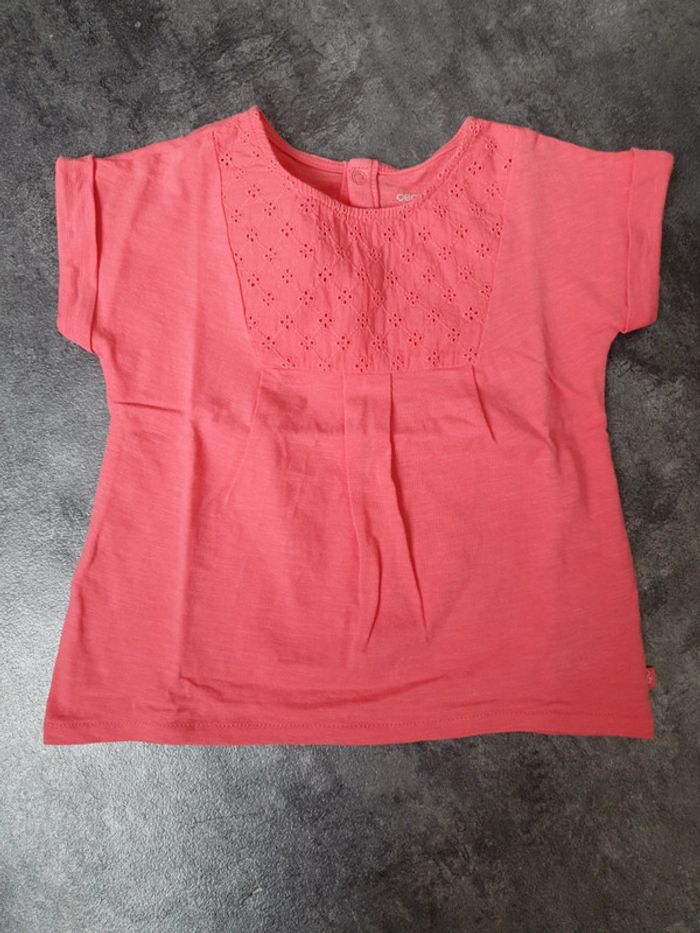 Lot 3 t-shirts/débardeur bébé fille 23-24 mois neuf - photo numéro 5