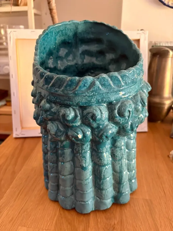 Vaso testa Etrusca handmade - photo numéro 2