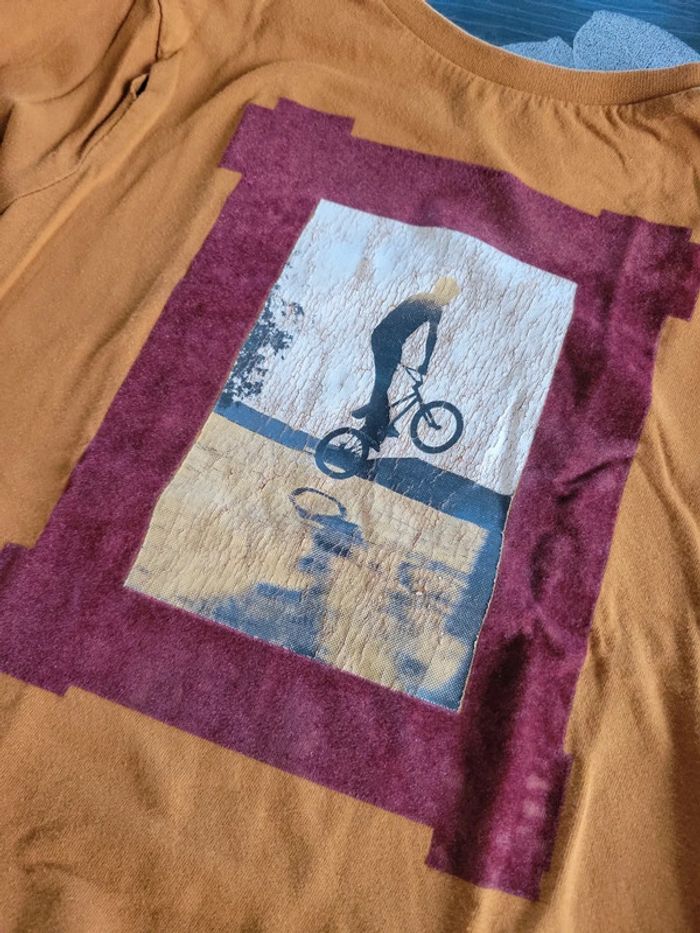 Lot de 5 tee-shirts manches longues garçon 8 ans multicolores - photo numéro 11