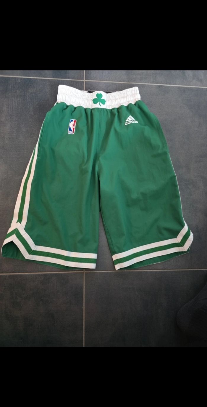 short nba boston celtics adidas vert trèfle - xxs