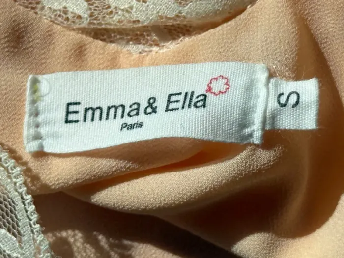 Beau Caraco fluide avec dentelle neuf Emma et Ella 🌸 S 36 - photo numéro 8