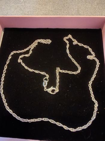 Chaîne mailles torsade 