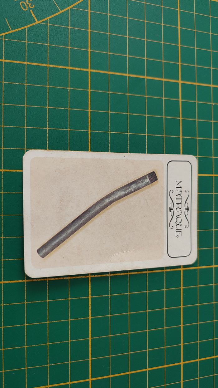 Carte Matraque en l'état Cluedo miro-meccano pièce détachée jeu de société #E26