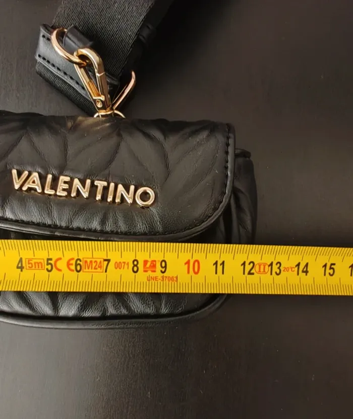 Mini-sac Valentino Mario Valentino matelassé noir – ceinture & bandoulière - photo numéro 7
