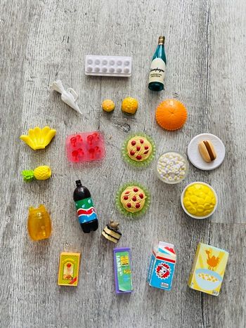 Lot aliments pour poupée Barbie 