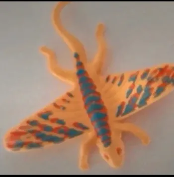 Playmobil lot animaux un  lézard volant jaune