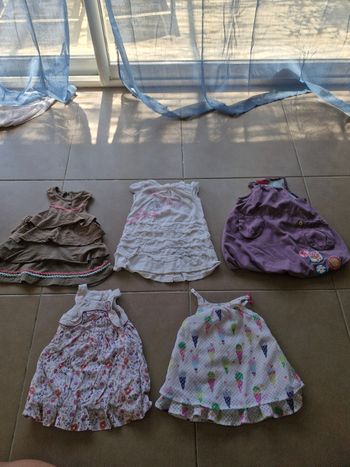 Lot 5robes été 6mois