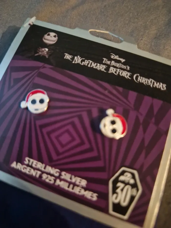 Boucle d oreilles l'étrange Noël de Mr Jack - photo numéro 2