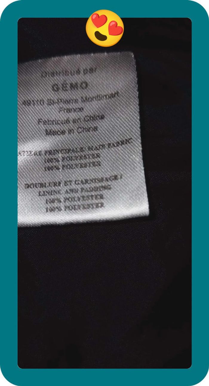 Manteau Casual noir, femme, taille L - photo numéro 9