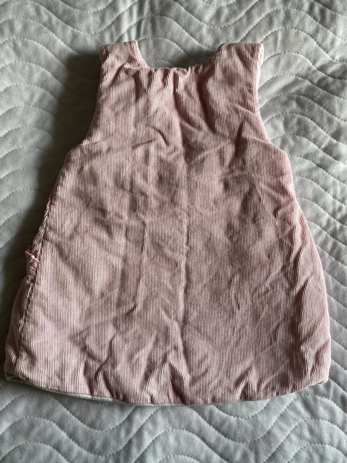 Robe épaisse rose bébé 12m - photo numéro 2