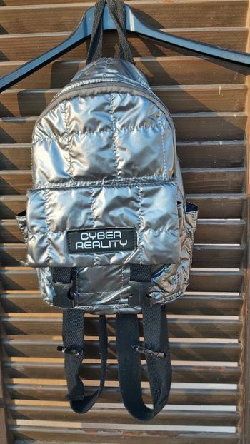 Sac à dos argenté