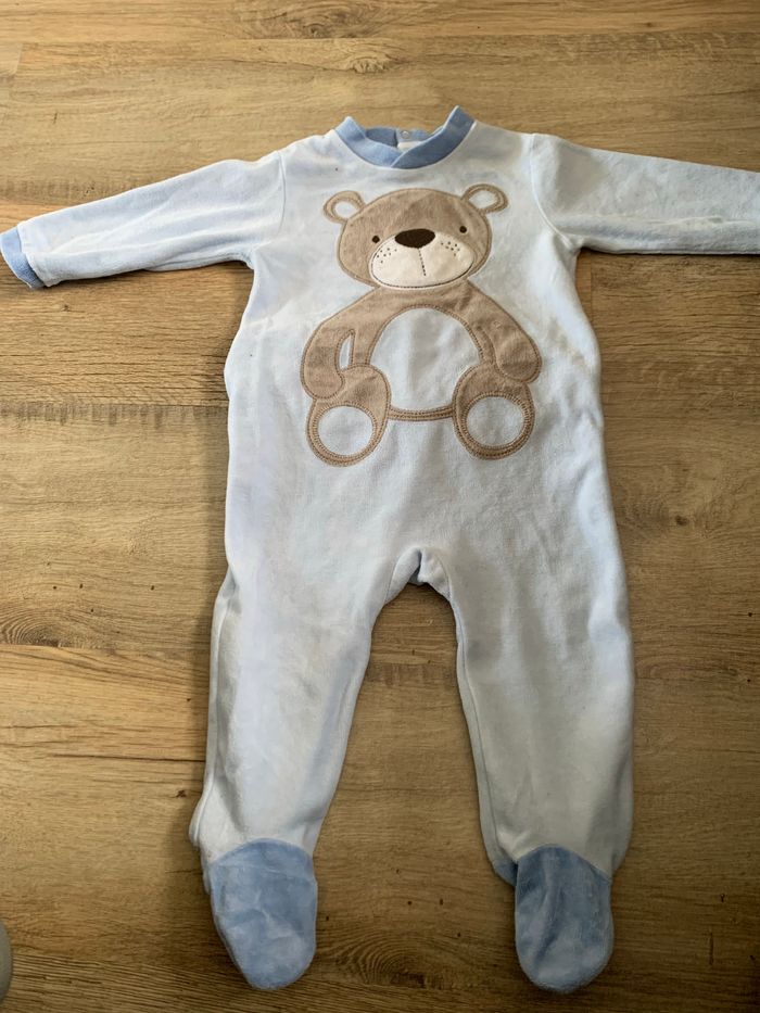 Grenouillère en velours