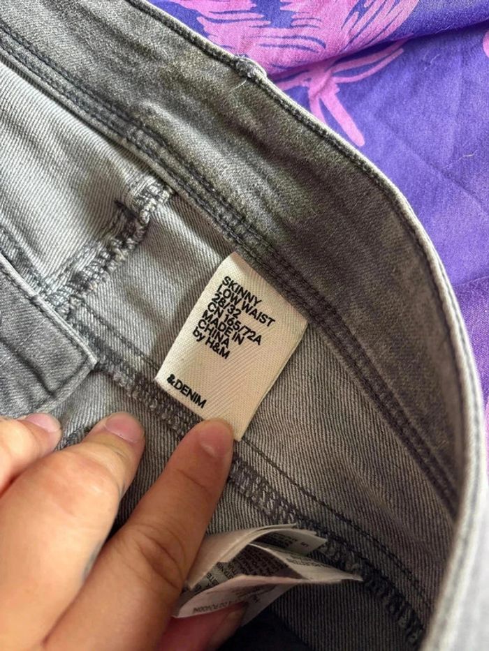 Jeans taille 36-38 marque h&m• - photo numéro 3