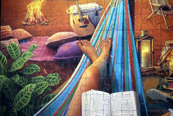 Puzzle 500 pièces XXL "Coucher de soleil sur la plage" Ravensburger
