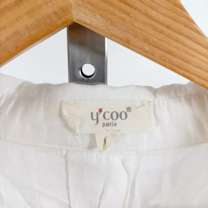 Lot 5 hauts femme blancs T 40 L – Esprit, Damart, Ycoo, In Extenso, mix manches LOT006 - photo numéro 10