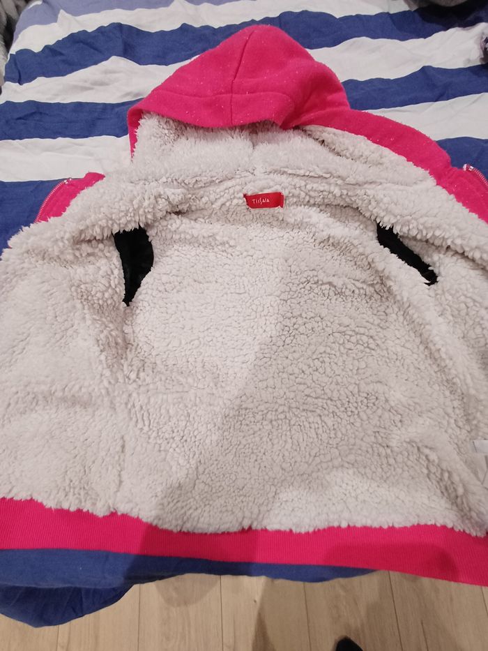Sweat zippée et rembourré chaud 5 ans tissaia - photo numéro 4