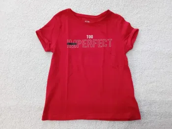 T-shirt fille rouge kiabi 8 ans