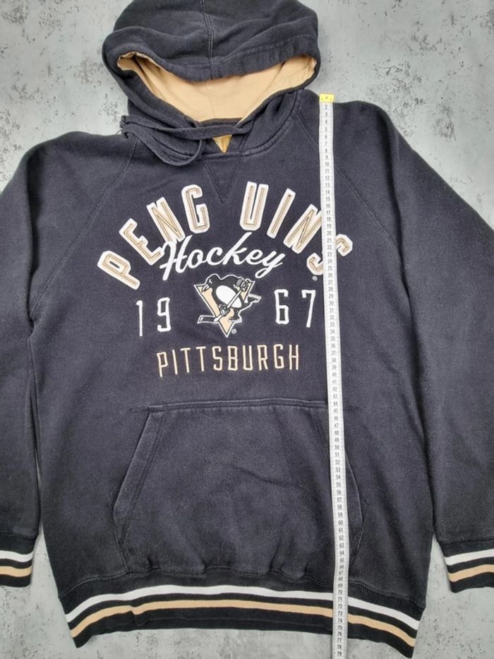 Pull capuche universitaire Pittsburgh noir, M Hommes - photo numéro 7