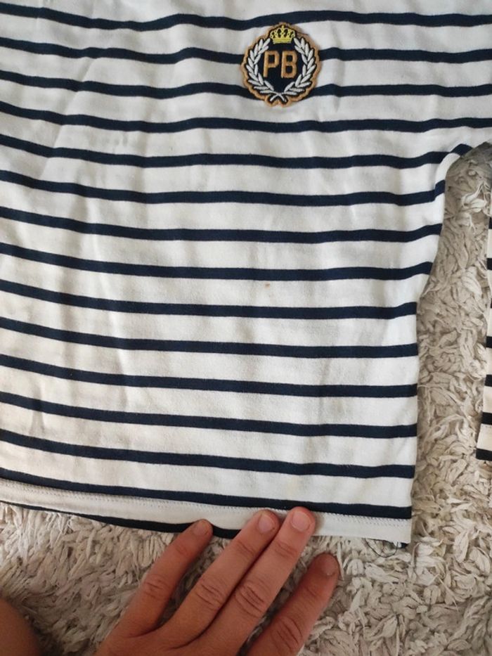 T shirt manches longues petit bateau - photo numéro 4
