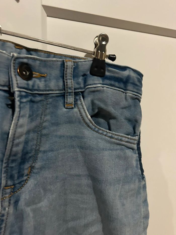 619 – bermuda / short en jean bleu clair H&M - photo numéro 3