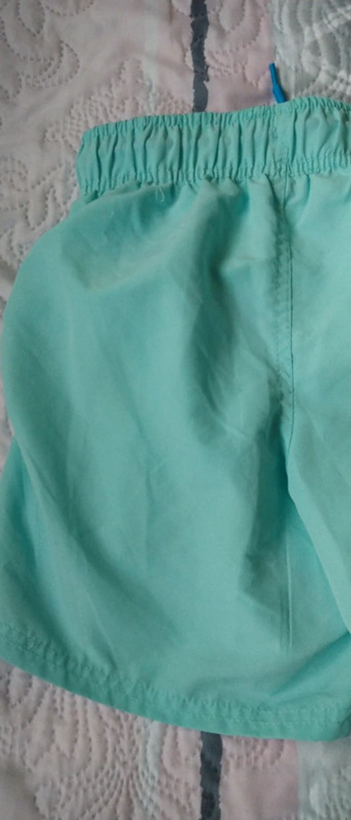 Short de bain turquoise garçon 12 ans kiabi - photo numéro 6