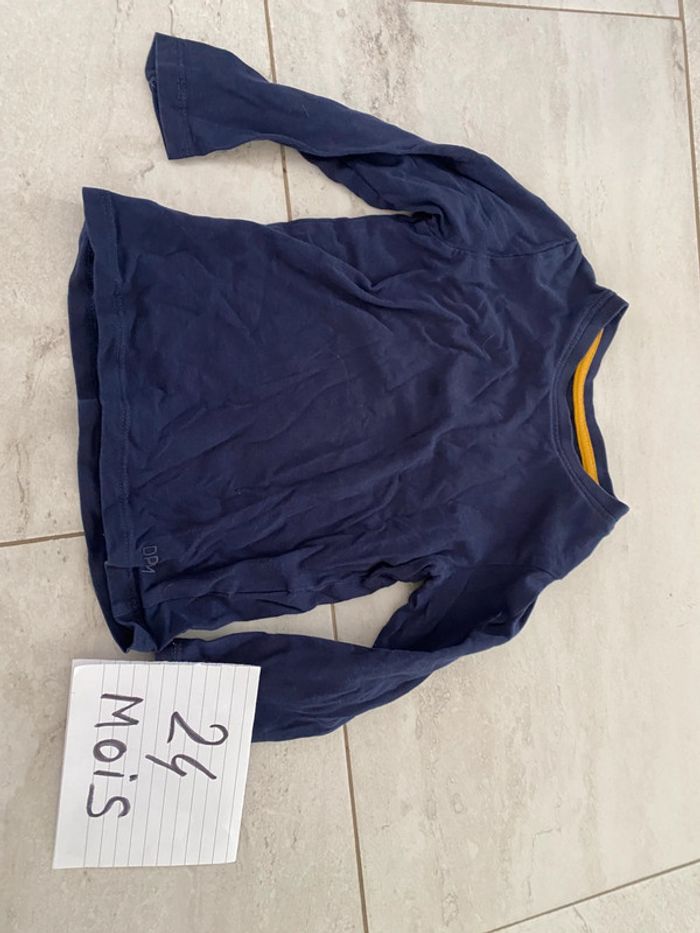 Lot de 3 t-shirts ML 1 col mao 2 ans - photo numéro 5