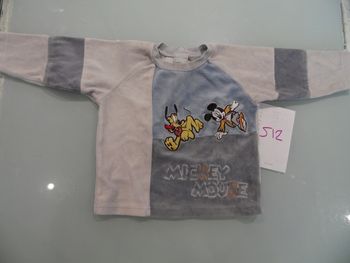 haut pyjama disney 12 mois