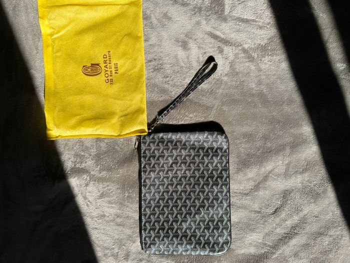 Goyard pochette / clutch monogramme noire - photo numéro 2