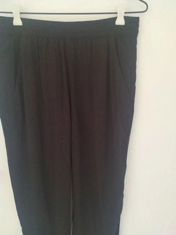 Pantalon léger d'été noir H&M Taille 36 Neuf
